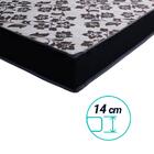 Colchão Solteiro Bordado Espuma D28 Antialérgico Antiácaro 18