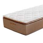 Colchão Solteiro Brilhante Mola Ensacada (30x88x188) Marrom E