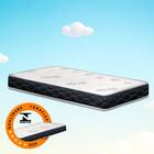 Colchão Solteiro D20 Branco Preto Cali Toraflex