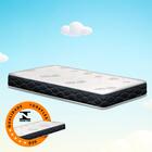 Colchão Solteiro D20 Branco Preto Cali Toraflex 78 X 188 X 12