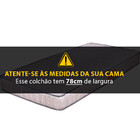 Colchão Solteiro D20 Espuma Certificada Antialérgico Bf Colch