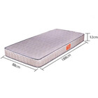 Colchão Solteiro D20 Espuma Certificada Antialérgico Bf Colch