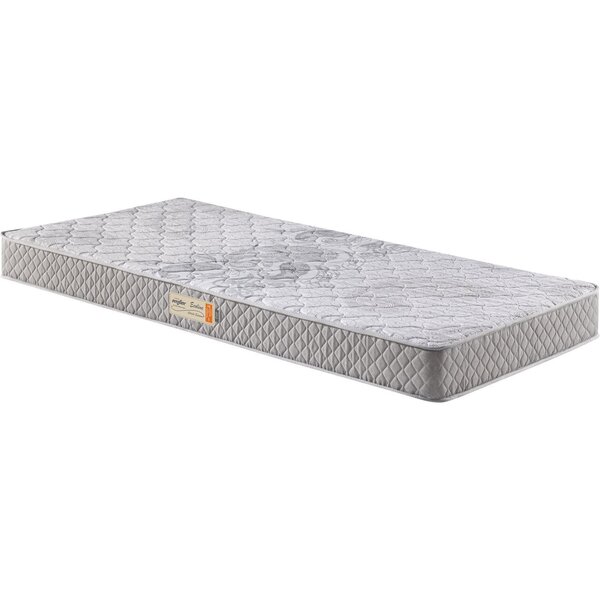 Colchão Solteiro D33 Ecoline Bordado 88x188x25cm Ecoflex Cinza