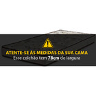 Colchão Solteiro D45 Espuma Certificada 78x188x14cm Bf Colchõ