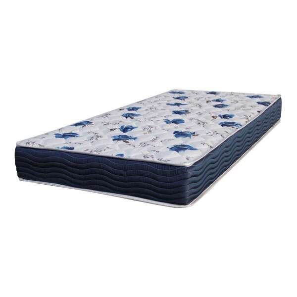Colchão Solteiro De Espuma D28 Iso (18x78x188) Azul
