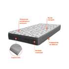 Colchão Solteiro De Espuma D33 Iso (18x88x188) Grafite