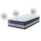 Colchão Solteiro De Molas Ensacadas Cama Inbox Select Euro So