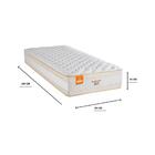 Colchão Solteiro Denver 88x188cm Molas Ensacadas Com Ultrasof