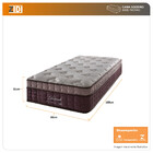 Colchão Solteiro Detroit Molas Ensacadas Visco Gel Pillow In