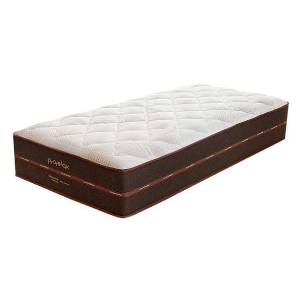 Colchão Solteiro Diamante Mola Ensacada (30x78x188) Bege E Ma