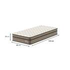 Colchão Solteiro Dublin Molas Superlastic (24x88x188) Branco