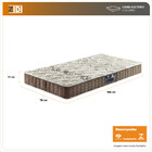 Colchão Solteiro Espuma Charleston D28  78x188x17 Bordado