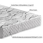 Colchão Solteiro Espuma D20 Ecoline 78x188x12 Cinza Ecoflex