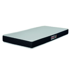 Colchão Solteiro Espuma D20 Malibu 78x188x12cm Preto / Branco