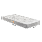 Colchão Solteiro Espuma D23 Ecoline 88x188x14 - Cinza