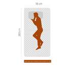 Colchão Solteiro Espuma D26 Vicenza (40x96x203) Marrom