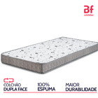 Colchão Solteiro Espuma D28  Certificado 78x188x14cm Bf Colch