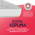 Colchão Solteiro Espuma D28 A Vácuo  Certificada 88x188x17cm