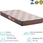 Colchão Solteiro Espuma D28 Pérola Polar 88x188x17 Cm