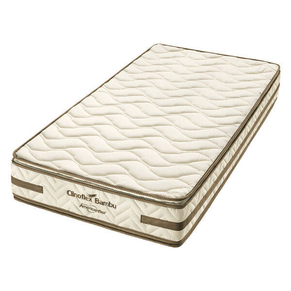 Colchão Solteiro Espuma D33 Americanflex Clinoflex Bambu 88x1