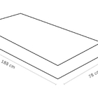 Colchão Solteiro Espuma D33 Light (20x78x188) Cinza E Azul