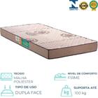 Colchão Solteiro Espuma D33 Pérola Polar 78x188x14 Cm