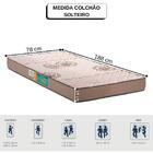 Colchão Solteiro Espuma D33 Pérola Polar 78x188x14 Cm