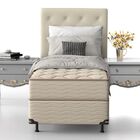 Colchão Solteiro Espuma D33 Prohotel Probel 17cm Bege/bege (8