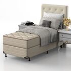 Colchão Solteiro Espuma D33 Prohotel Probel 17cm Bege/bege (8