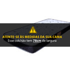 Colchão Solteiro Espuma D33 Selada Anti Alérgico 78x188x14cm