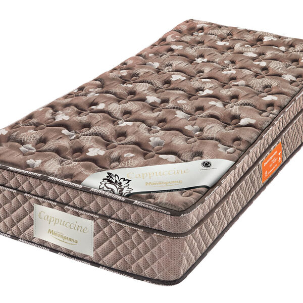 Colchão Solteiro Espuma D45 Minaspuma Cappuccine 98x198x22cm