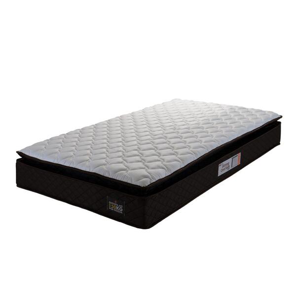 Colchão Solteiro Espuma D45 Pillow Top Strong 88x188x24cm Mar