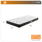 Colchão Solteiro Espuma D70/d28 Atlanta Branco 78x188x17cm Du