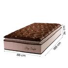 Colchão Solteiro Espuma Pillow Top High Comfort 88x188x34cm M
