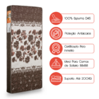 Colchão Solteiro Firme Espuma D45 Coretto Certificado Inmetro