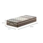 Colchão Solteiro Guarda Costas Mega Firme Espuma D26 (22x88x1