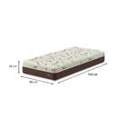 Colchão Solteiro Hórus Molas Ensacadas (26x88x188) Bege E Mar