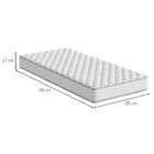 Colchão Solteiro Howie Espuma D33 (17x88x188) Branco