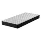 Colchão Solteiro Howie Espuma D33 (17x88x188) Preto E Branco