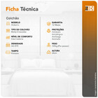 Colchão Solteiro King Alabama Molas Ensacadas 96x203x32cm