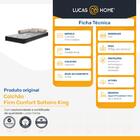 Colchão Solteiro King Espuma D45 Firm Confort 96x203x18cm Bra