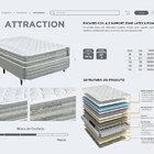 Colchão Solteiro King Koil Attraction Látex - 088x188