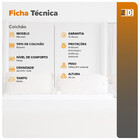 Colchão Solteiro King Missouri  Espuma D33 Dupla Face 96x203x