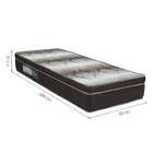 Colchão Solteiro Light   D28 (24x88x188) Marrom