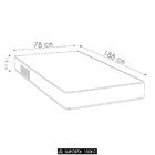 Colchão Solteiro Light Bordado Espuma D33 Selada 78x188x14cm