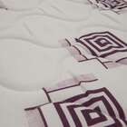 Colchão Solteiro Light Com Espuma D28 (14x78x188) Bordô