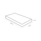 Colchão Solteiro Light D33 Cinza 14x88x188 Ortobom