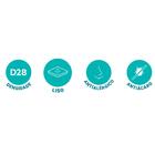 Colchão Solteiro Liso Espuma D28 Antialérgico Antiácaro 188x7