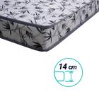 Colchão Solteiro Liso Espuma D33 Antialérgico Antiácaro 188x8