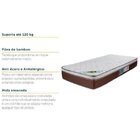 Colchão Solteiro Luckspuma Molas Ensacadas Caribe 88x188x24 M